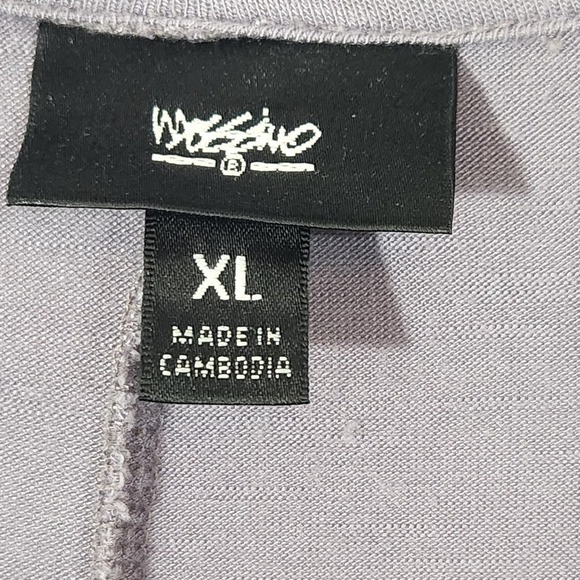 Massimo Purple Waterfall Top Open Front Cardigan Women's Size XL - Picture 4 of 5